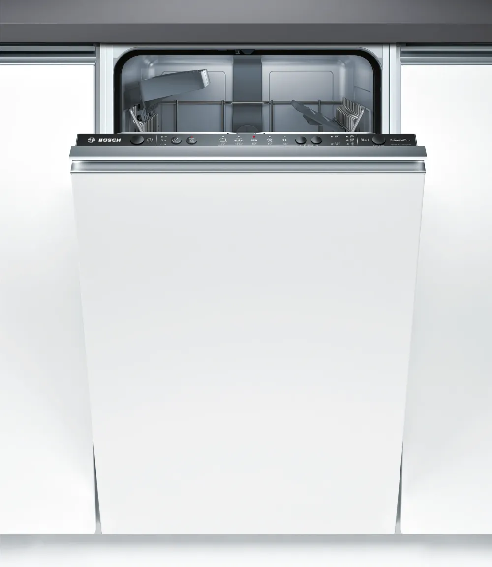 Встраиваемая посудомоечная машина Bosch SPV25CX01E с открытой дверцей